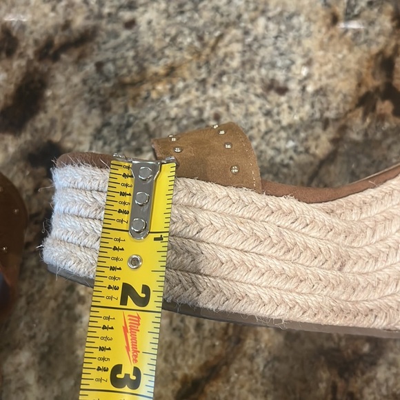 Steve Madden brown studded platform espadrilles - Picture 6 of 8